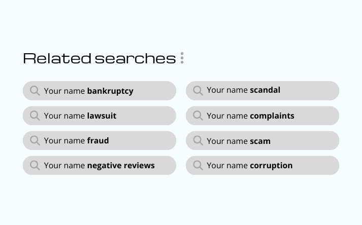 illustration of realated searches 